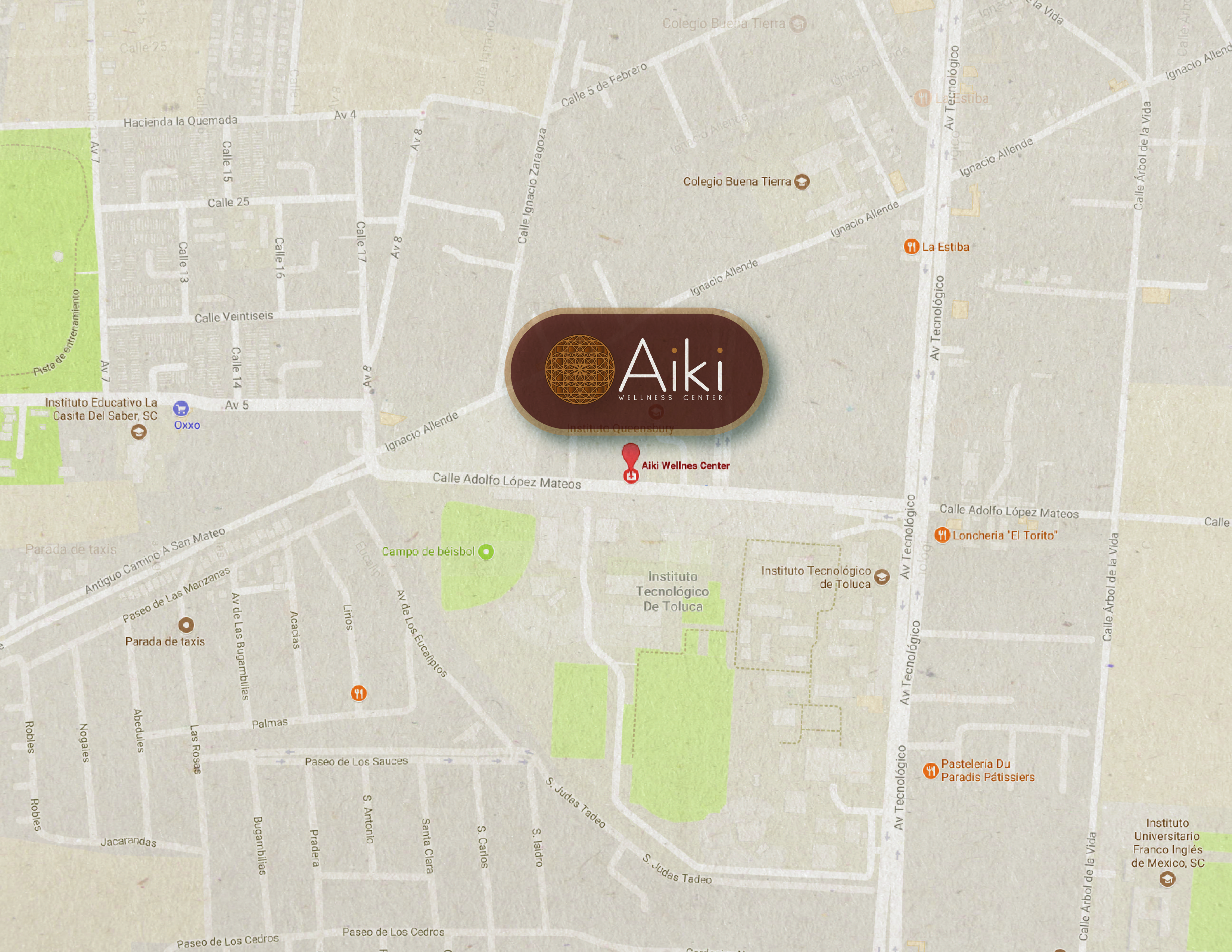 mapa de Aiki